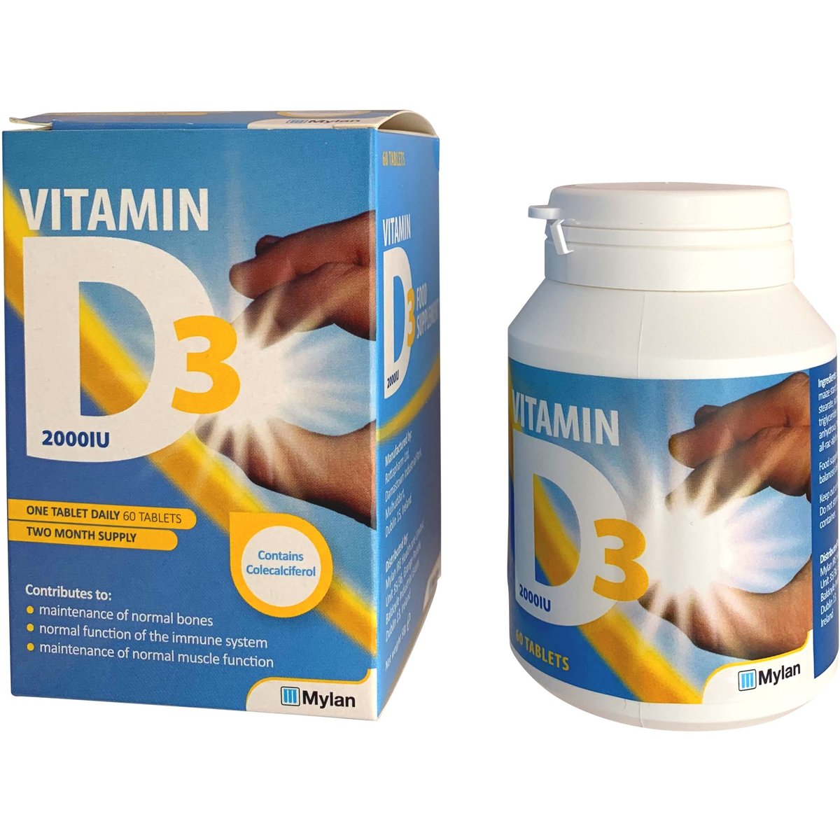 Meda Vitamin D3 2000IU  60 Pack, Leahys pharmacy
