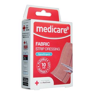 Medicare Fabric Strip 10cmx6cm 10 Pack, Leahys pharmacy 