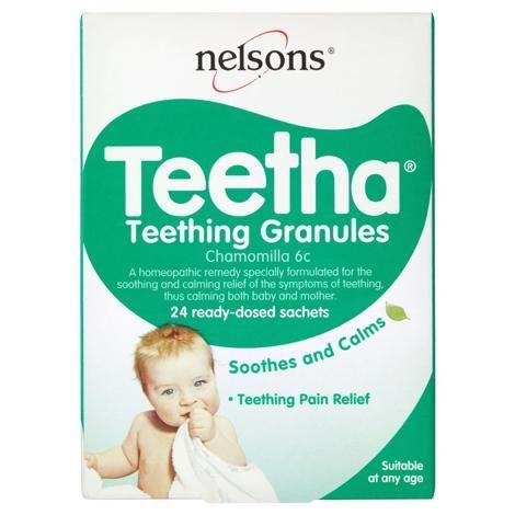 Nelsons Teetha Granules  24 Pack, Leahys pharmacy