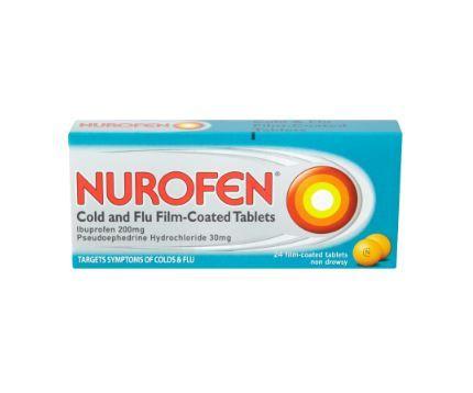 Nurofen Cold and Flu Tablets  24 Pack, Leahys pharmacy