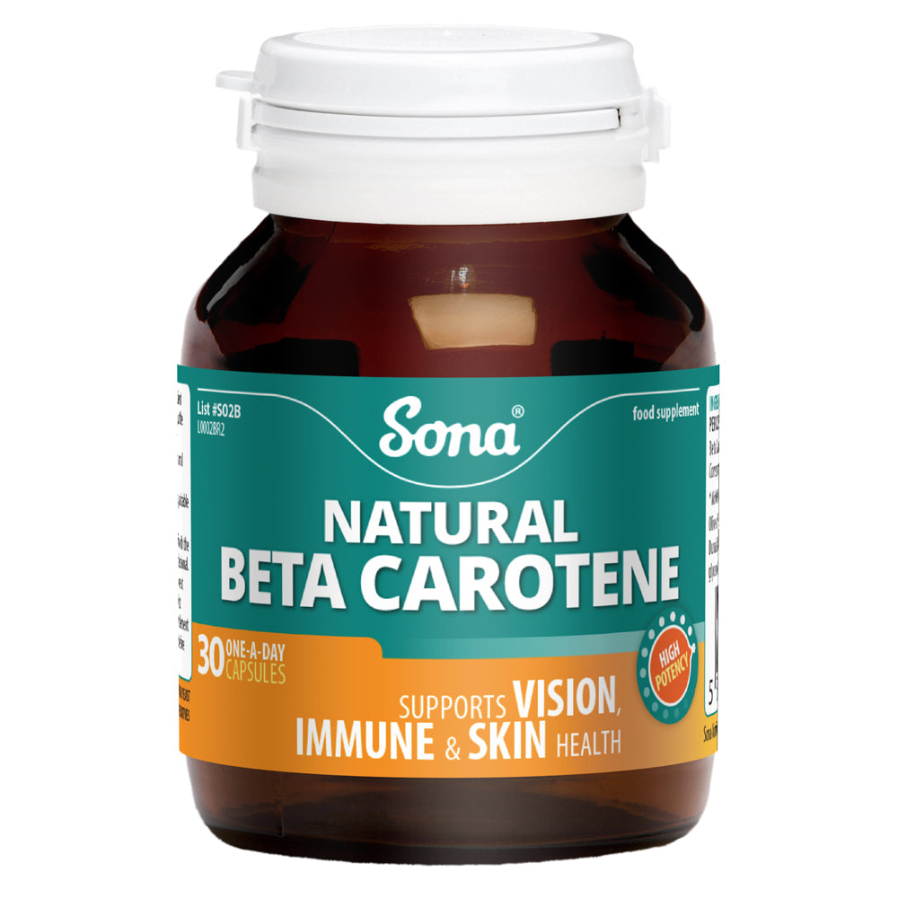 Sona beta carotene, Vision, Immune support, Leahys pharmacy