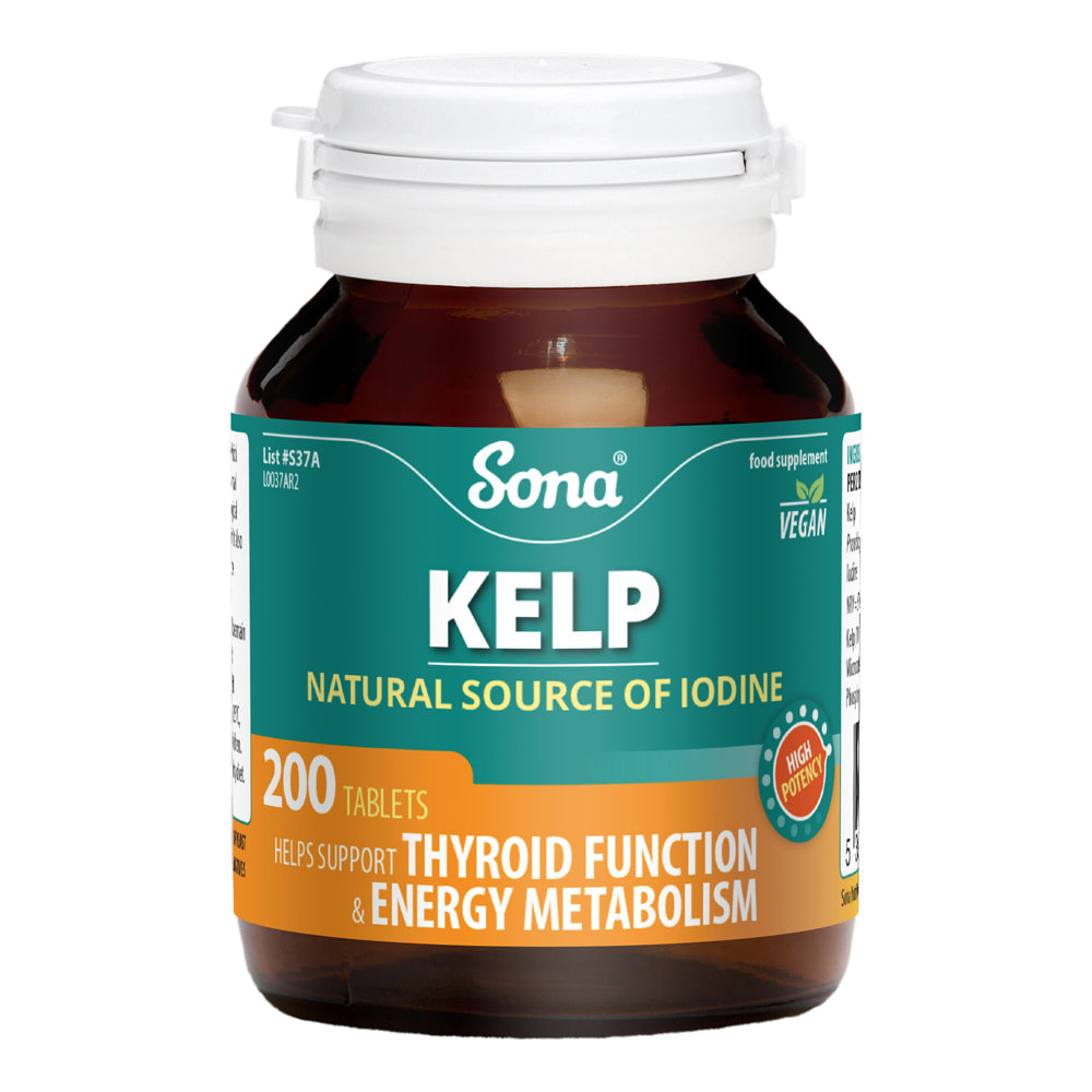 Sona Kelp, Iodine, Thyroid, Metabolism, Leahys pharmacy