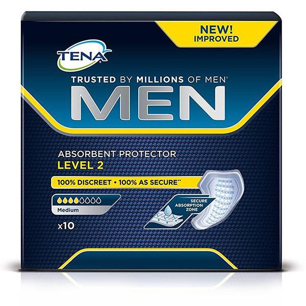 Tena Men Pads Level 2 10 Pack, Leahys pharmacy