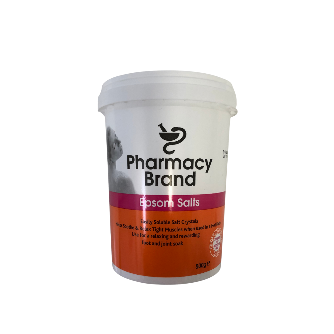 Pharmacy Brand Epsom Salts 500g, Leahys pharmacy