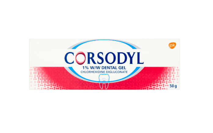 Corsodyl 1% dental gel 50g, Leahys pharmacy