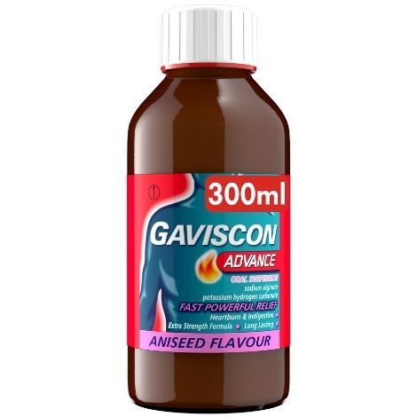 GAVISCON ADVANCE ANISEED FLAVOURED 300ML 785627