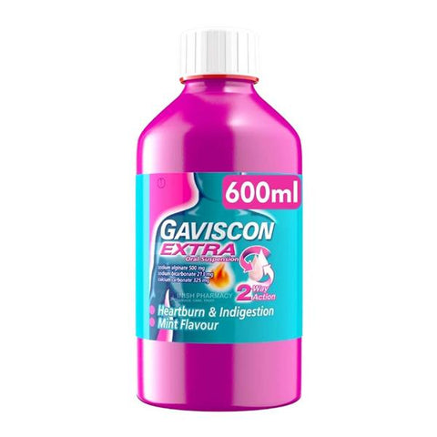 GAVISCON EXTRA PEPPERMINT LIQUID 600ML 785417