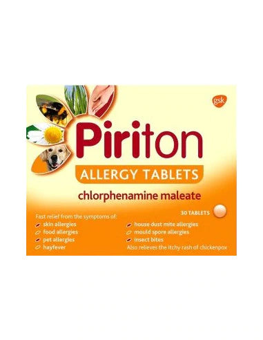 PIRITON 4MG TABLETS 30S 782138