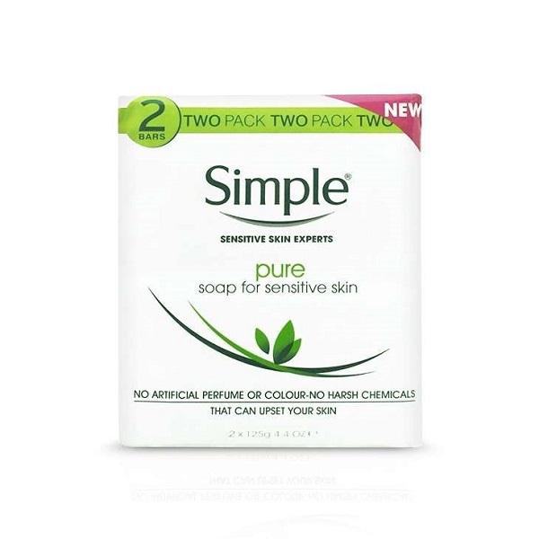 SIMPLE PURE SOAP TWIN PACK 2 X 125G