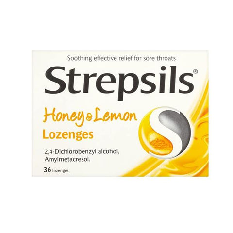 STREPSILS HONEY & LEMON LOZENGES 36S 784965